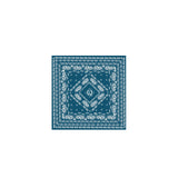 Silk Scarf / Bandana Moroccan Blue