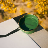 Éclectique Staple Gold Trim Ceramic Ashtray