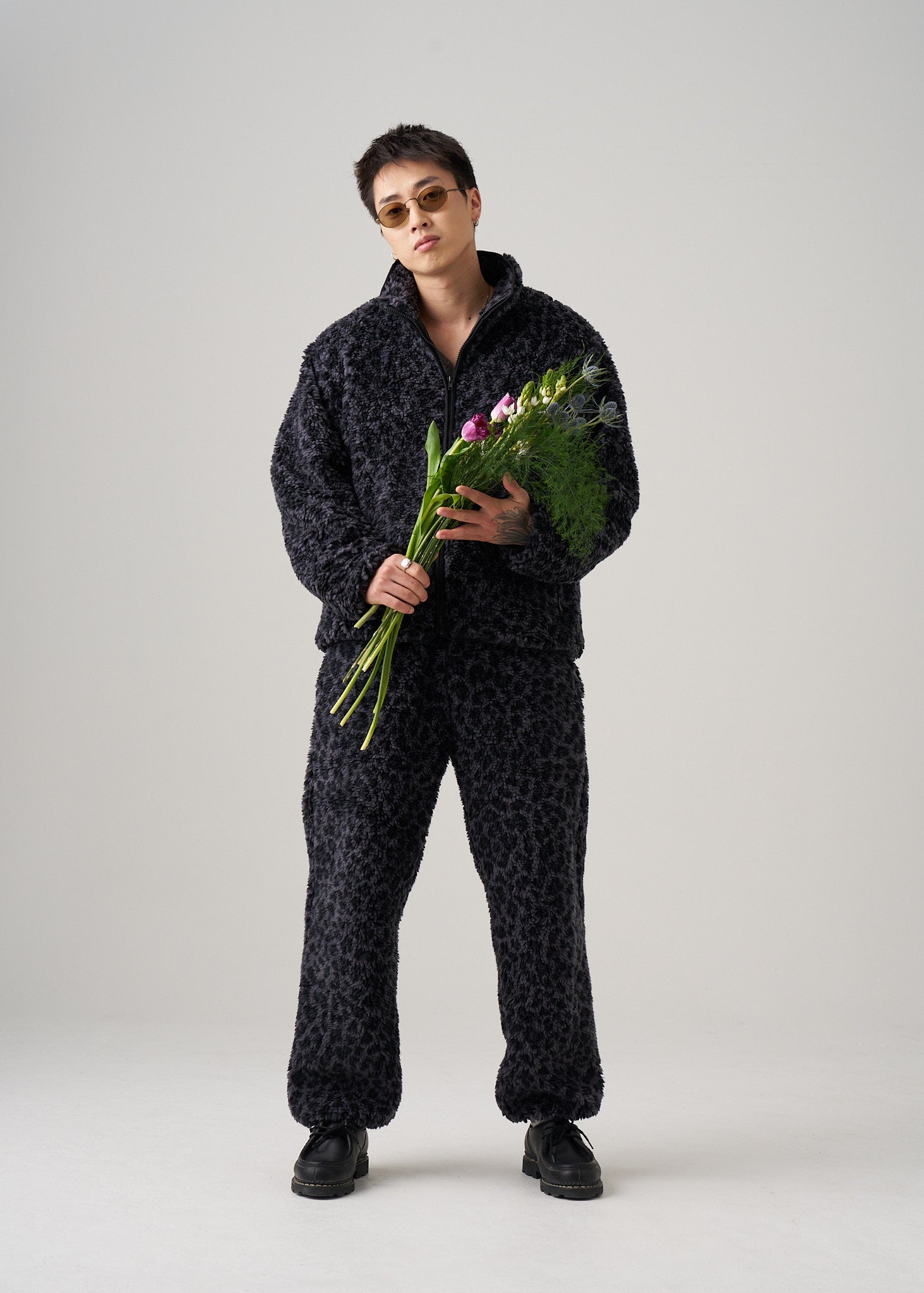 Éclectique Dark Leopard  Fleece