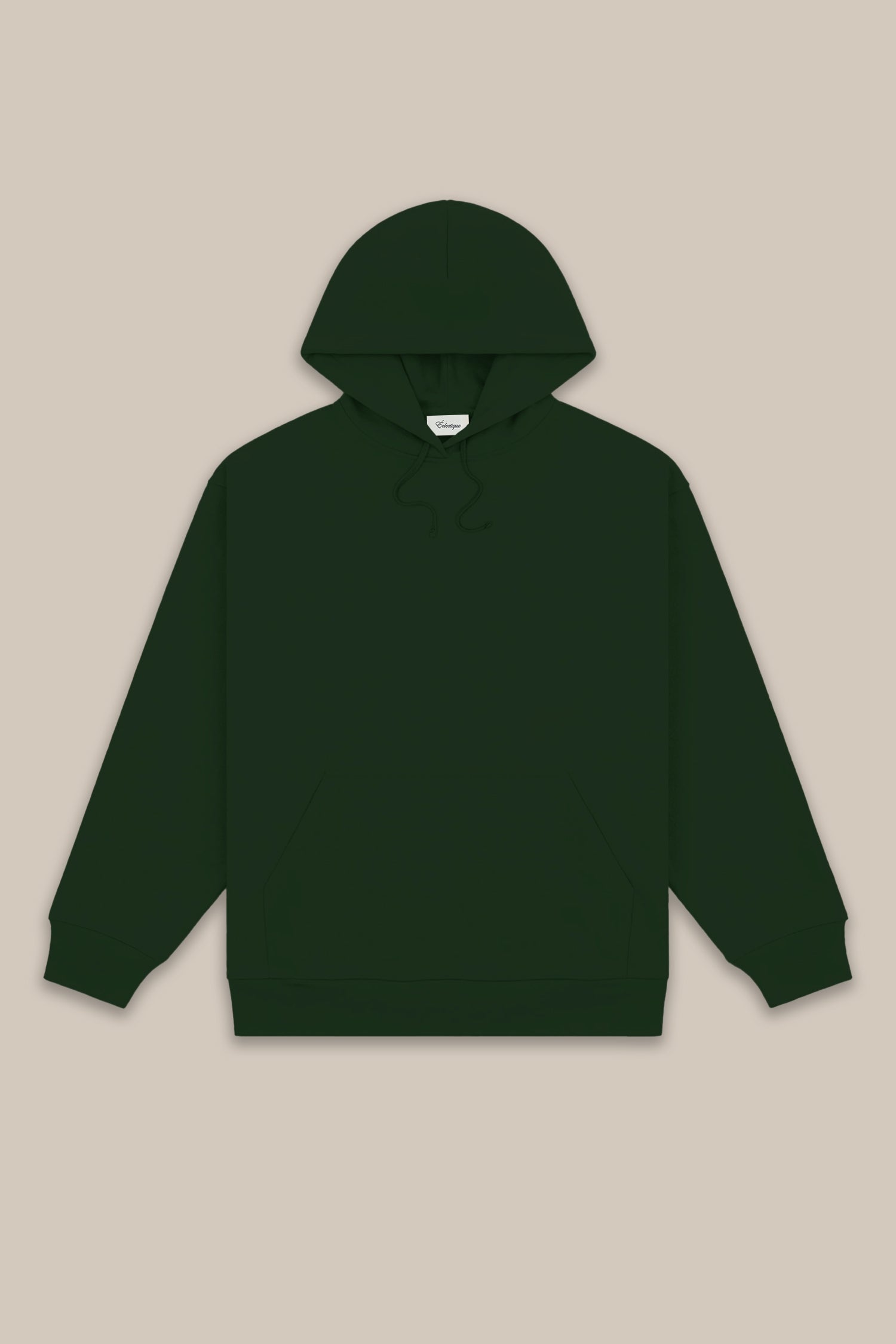 Éclectique Unmarked Mid-weight Cotton Jersey Hoodie
