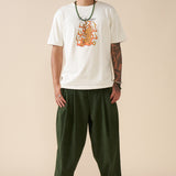 Éclectique Flaming Jaguar Graphic T-shirt