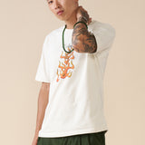 Éclectique Flaming Jaguar Graphic T-shirt