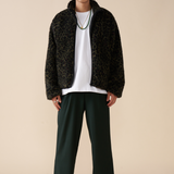 Éclectique Leopard Fleece Jacket