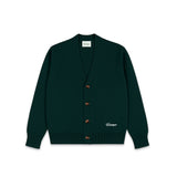 Ela V-neck Cardigan Scarab green