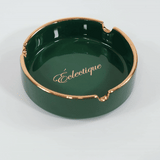 Éclectique Staple Gold Trim Ceramic Ashtray