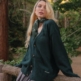 Éclectique Ela Signature V-neck Relaxed Fit Cardigan