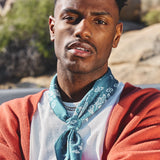 Éclectique Monogram Paisley Silk Scarf Bandana