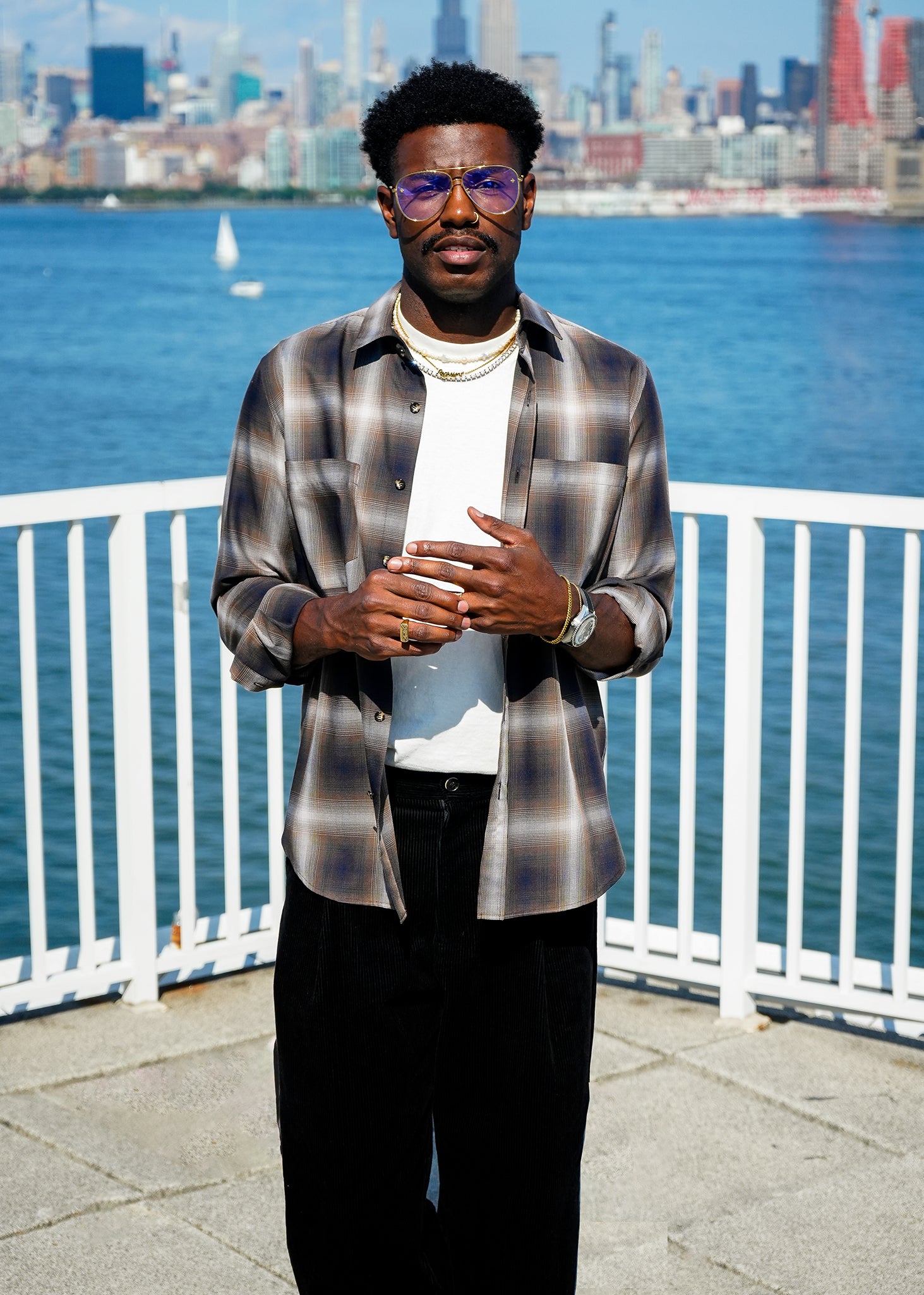 Mercer Plaid Button-Up Shirt