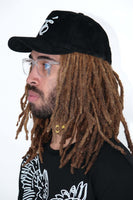 thumbnail for Black Suede Baseball Cap