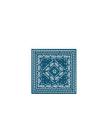 thumbnail for Blue Silk Scarf in Moroccan Blue