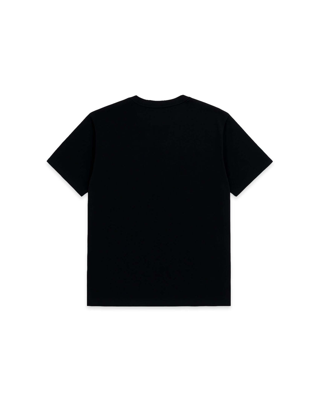 Back view of the Brooklyn graphic t-shirt in black, showcasing its relaxed fit and classic design.