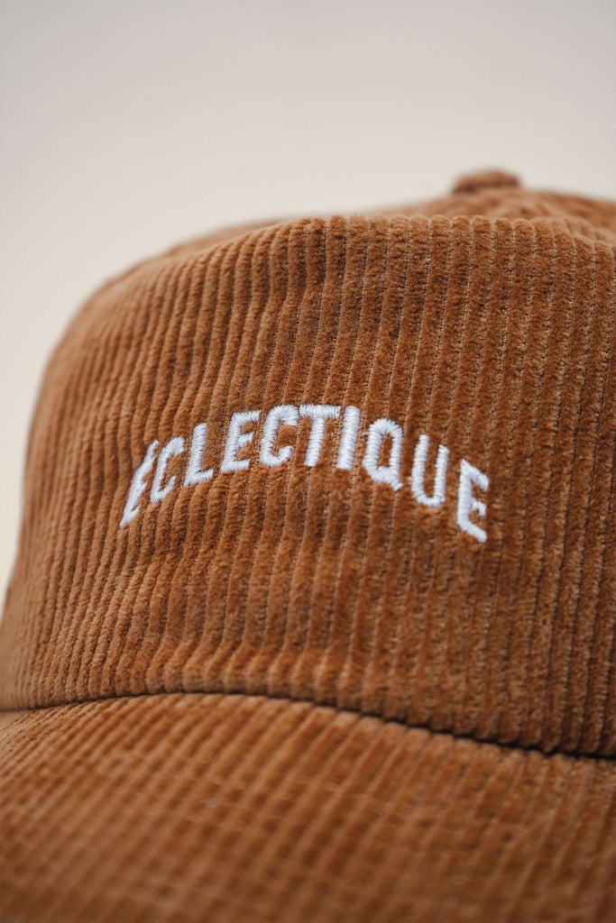 Corduroy Snapback Hat in Amber Ash - View 2