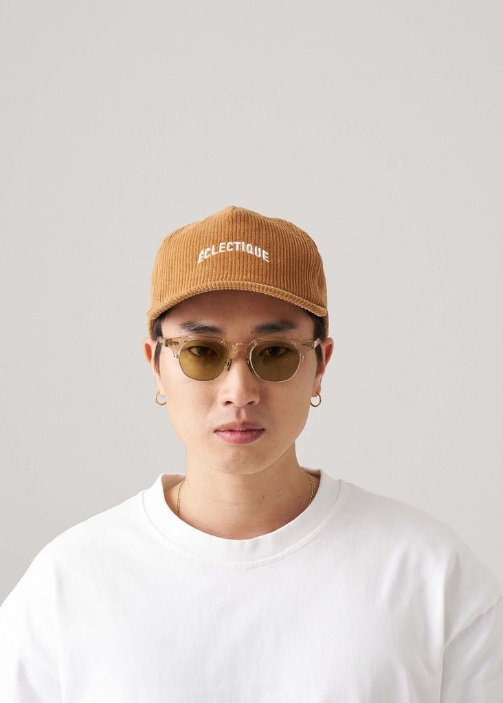 Corduroy Snapback Hat in Amber Ash - View 2