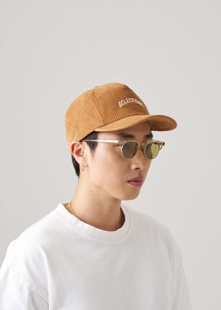 Corduroy Snapback Hat in Amber Ash - View 2