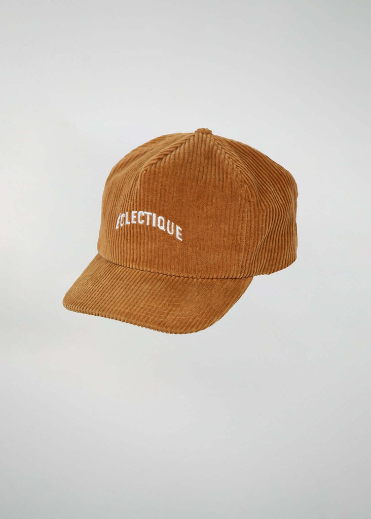 Corduroy Snapback Hat in Amber Ash - View 2