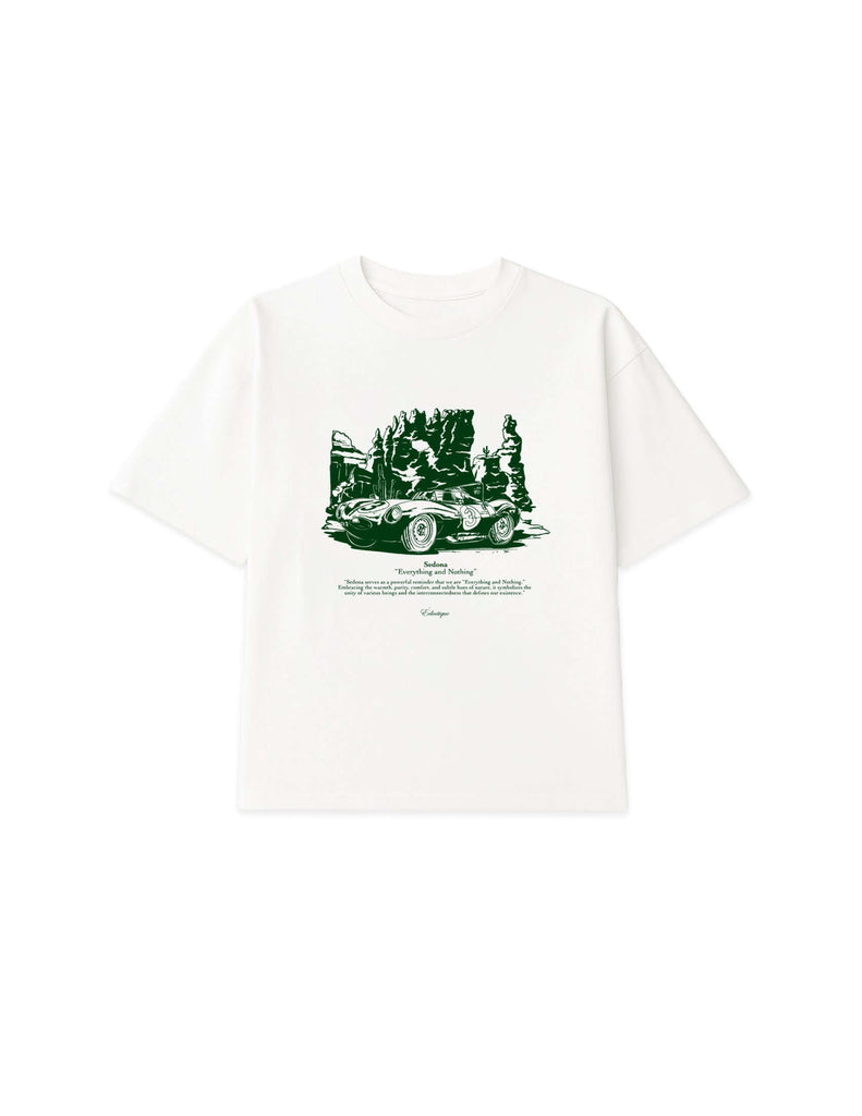 Jaguar Graphic T-Shirt with D-Type Race Car - View 1