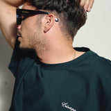 Éclectique Embroidered Oversized Cotton Jersey Crewneck T-shirt