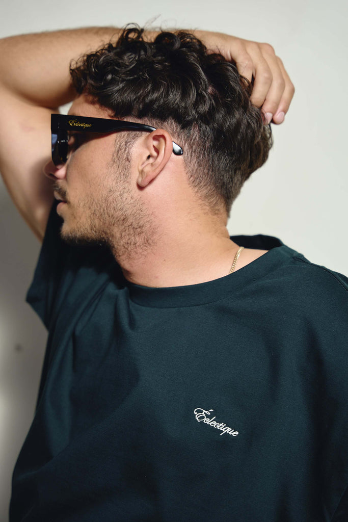 Men's Oversized Embroidered T-shirt - View 2