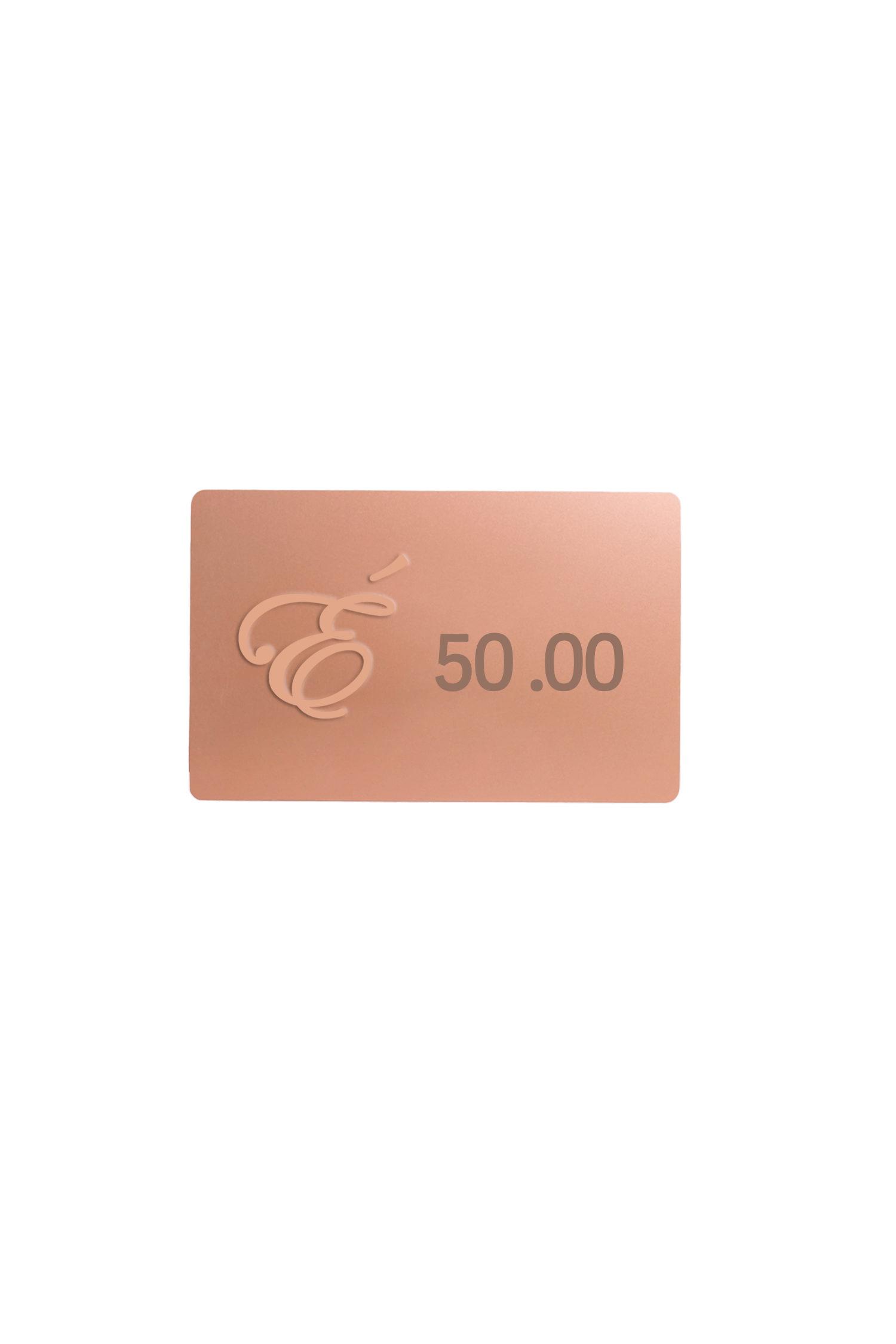 Designer Gift Card $50 - Éclectique displayed on a stylish e-gift card.