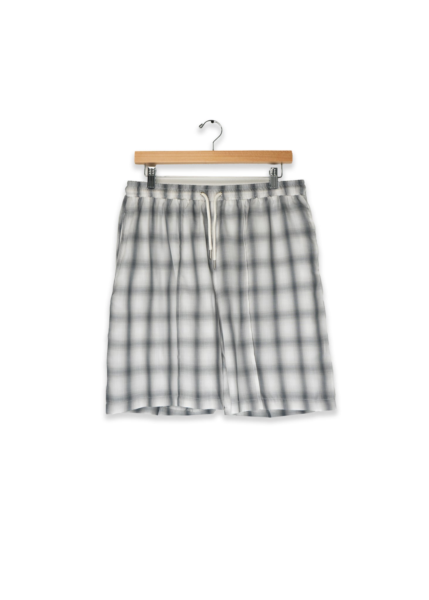 Monotone Plaid Shorts 