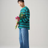 Éclectique Emerald Drift Long Sleeve T-shirt