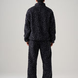 Éclectique Dark Leopard Fleece Pants