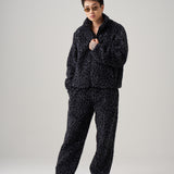 Éclectique Dark Leopard  Fleece