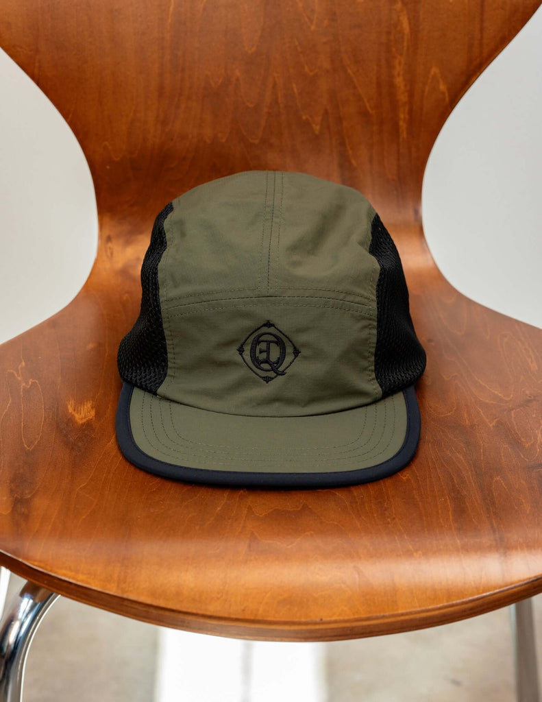 Monogram Performance Mesh Cap Olive - View 2