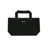 front flat lay of scarab green tote bag Éclectique