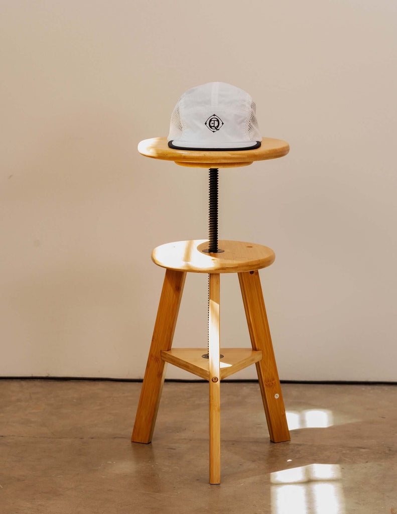 Monogram Performance Mesh Cap White - View 2