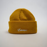 Script Logo Fisherman Beanie in Ginger