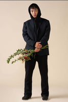 thumbnail for Midweight Cotton Hoodie Black