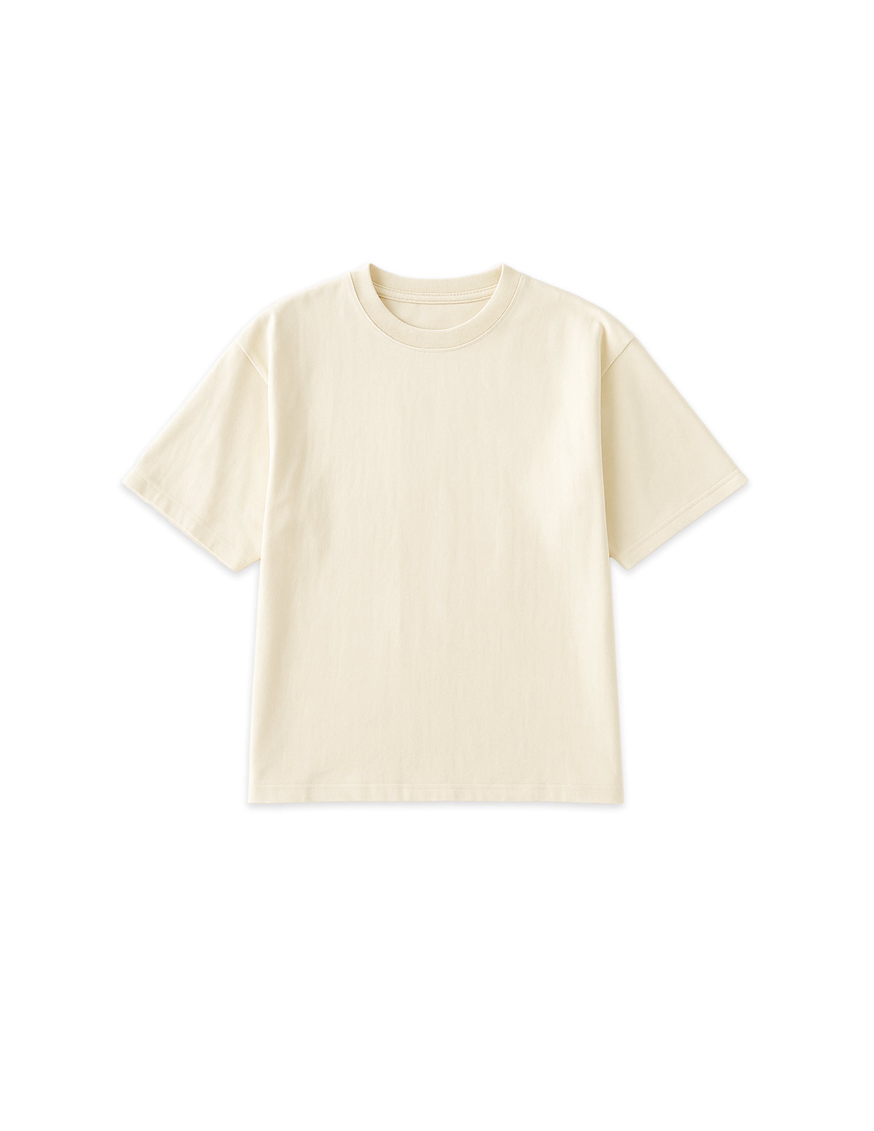 Crewneck T-shirt Ribbed Crewneck