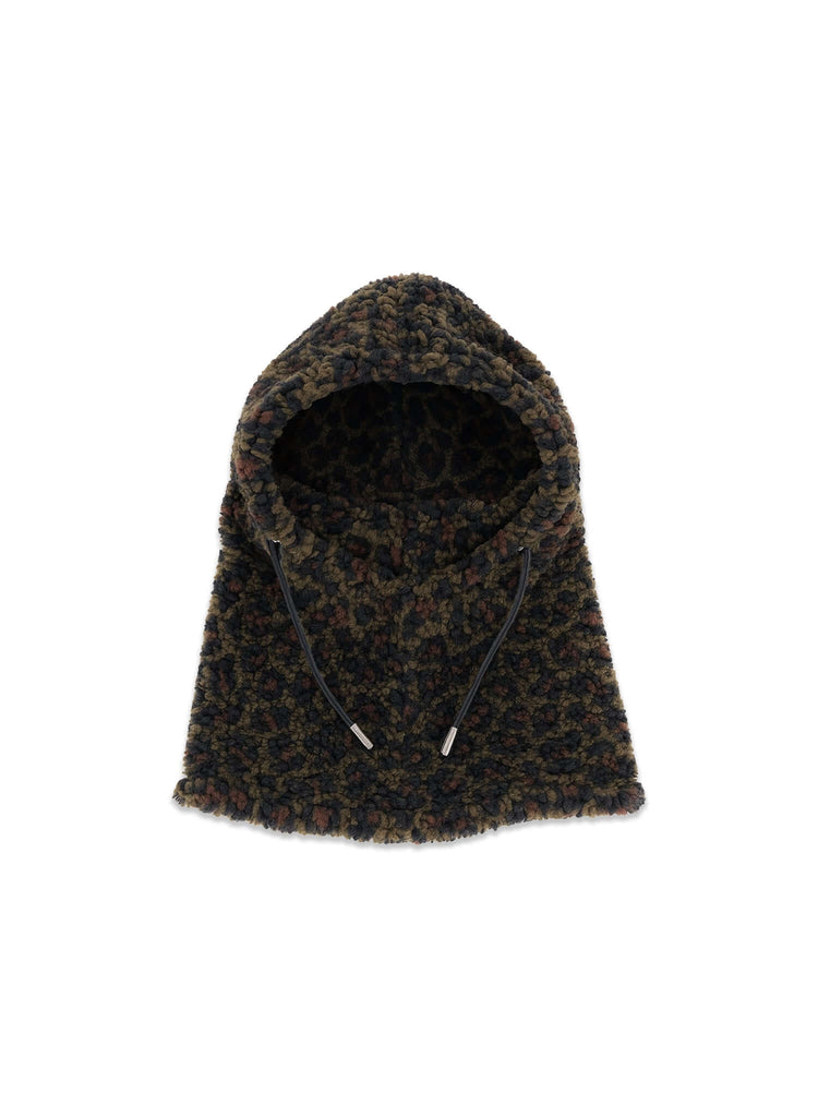 Leopard Fleece Balaclava - View 1