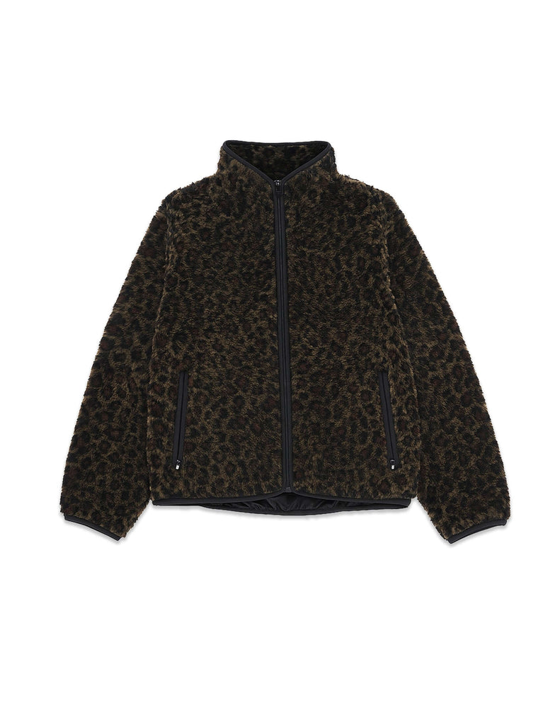 Leopard Fleece Jacket - View 1