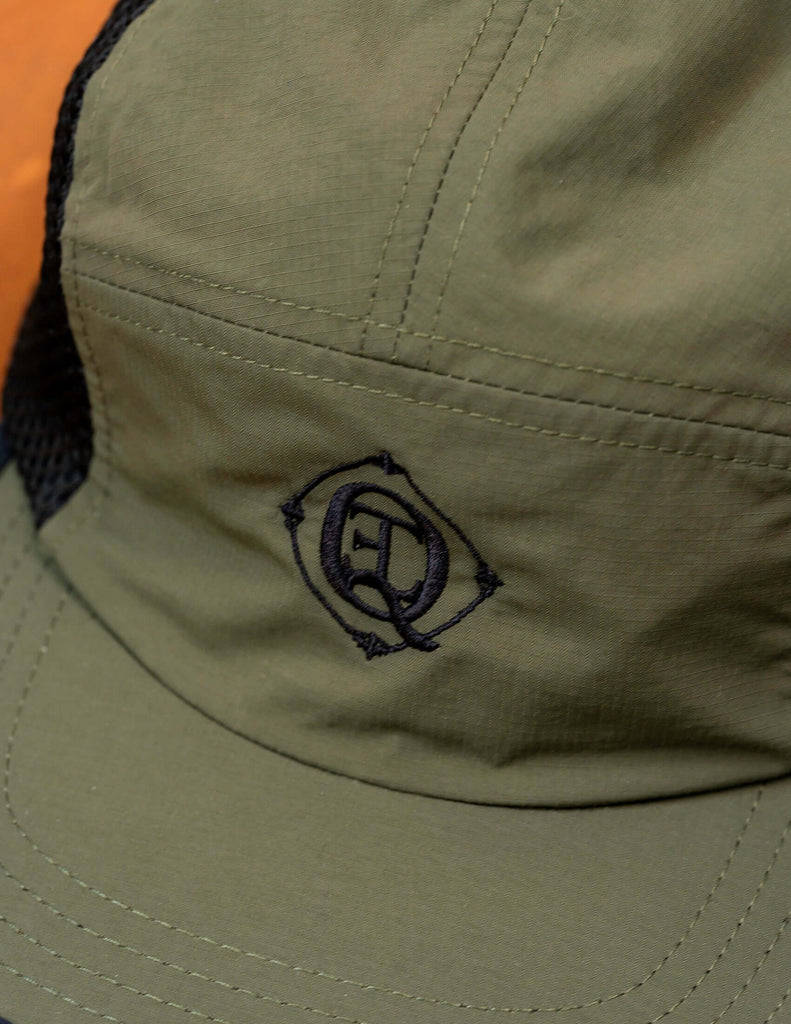 Monogram Performance Mesh Cap Olive - View 2