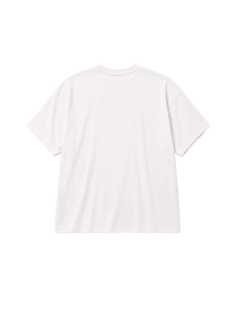 Men's White Cotton T-shirt– Essential - View 2