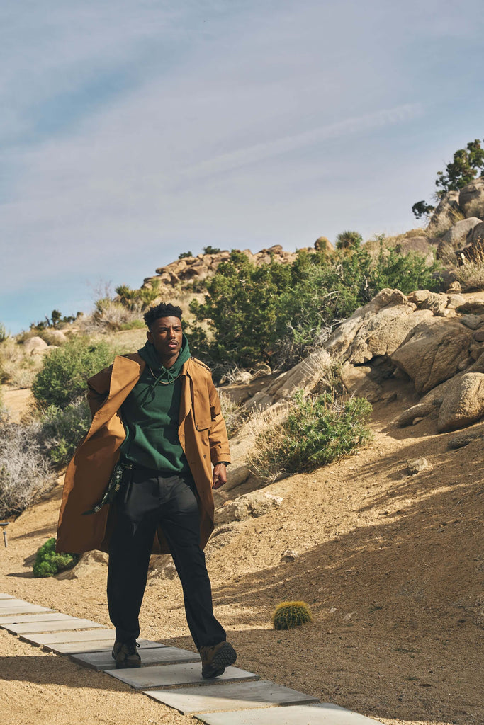 Men’s Camel Trench Coat – Manny - View 2