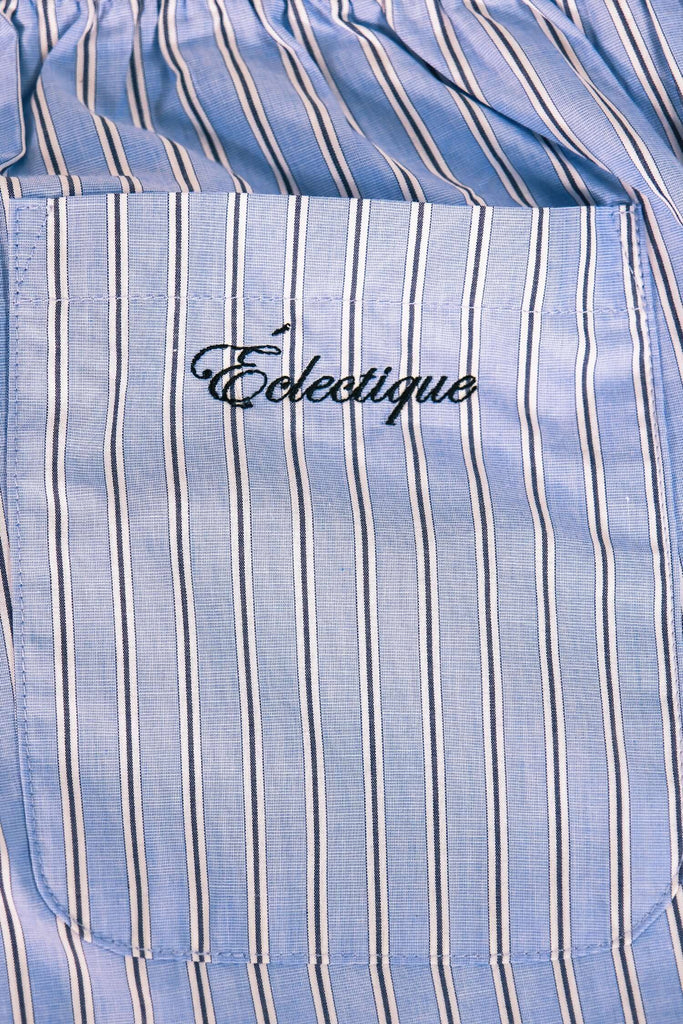 Men's Striped Casual Pants In Lightweight Cotton - View 2