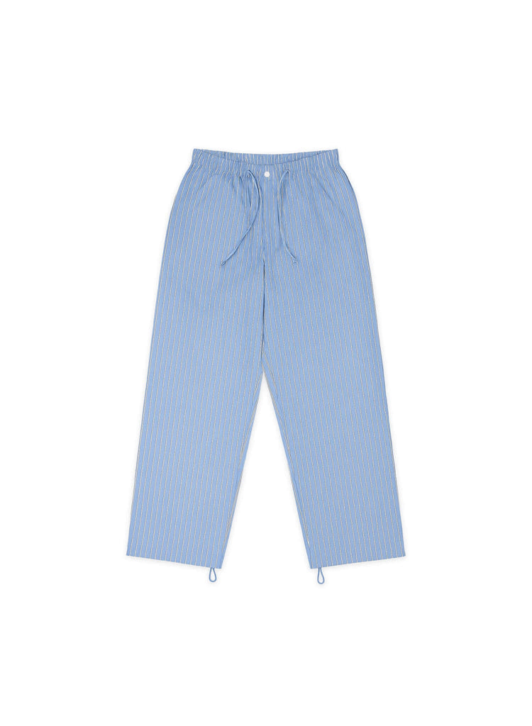 Men's Striped Casual Pants In Lightweight Cotton - View 2