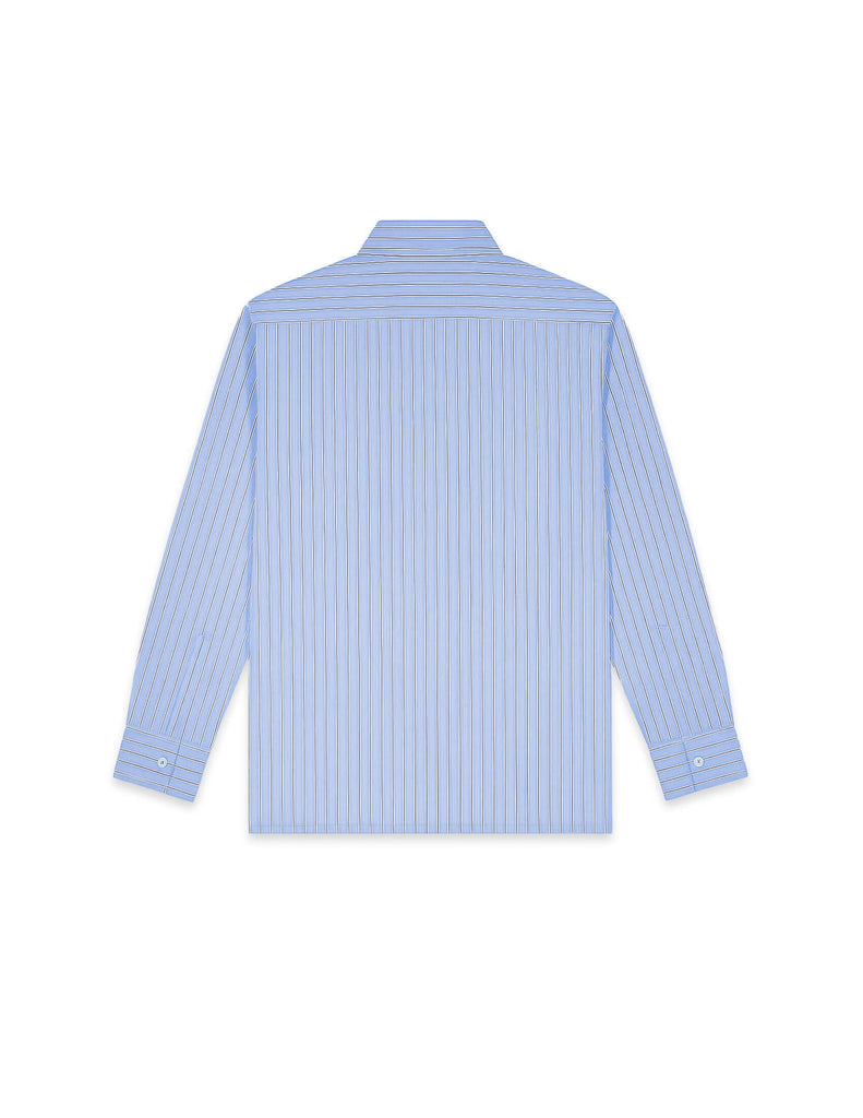 Men's Striped Casual Shirt in Lightweight Cotton - View 2
