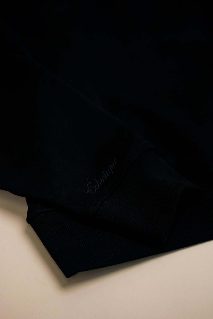 Midweight Cotton Hoodie with Script Logo - View 2