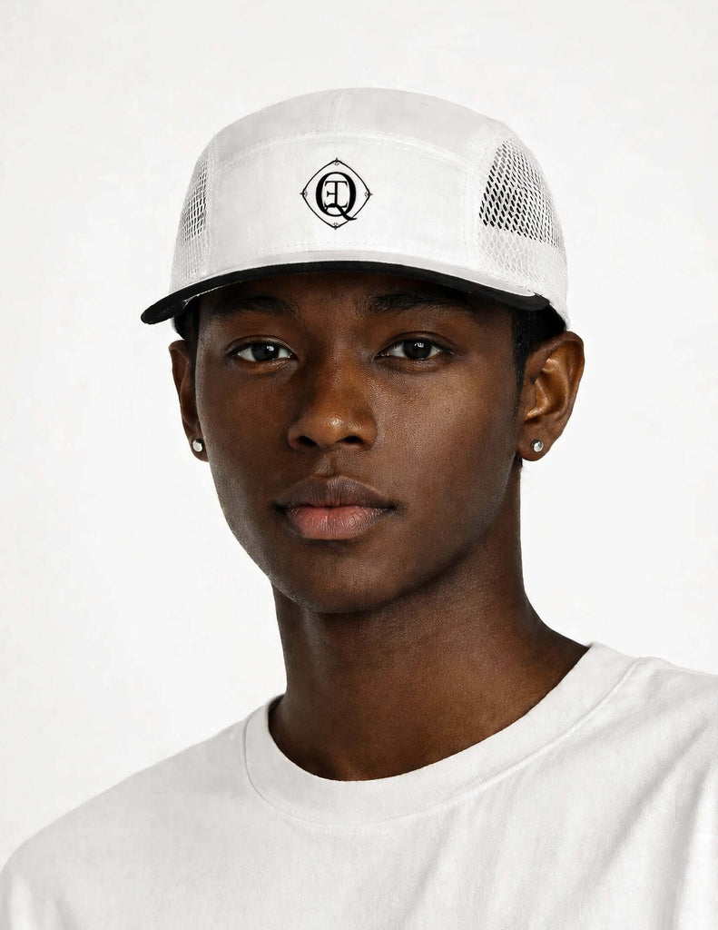 Monogram Performance Mesh Cap White - View 2