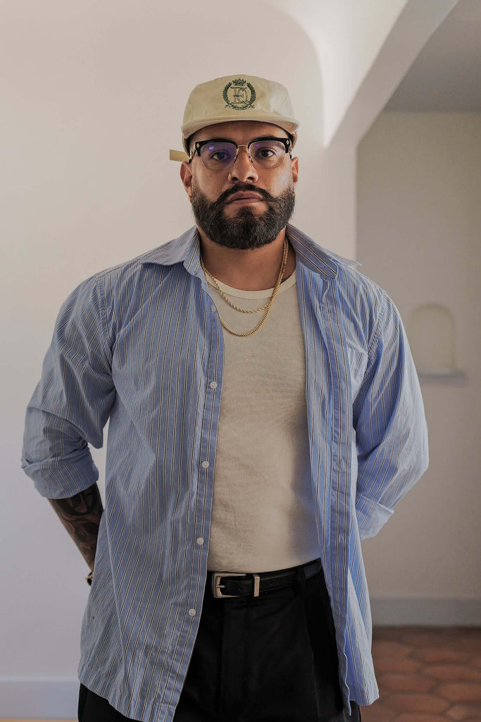 Men's Striped Casual Shirt in Lightweight Cotton - View 2