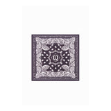 front flat lay of purple paisley bandana Éclectique
