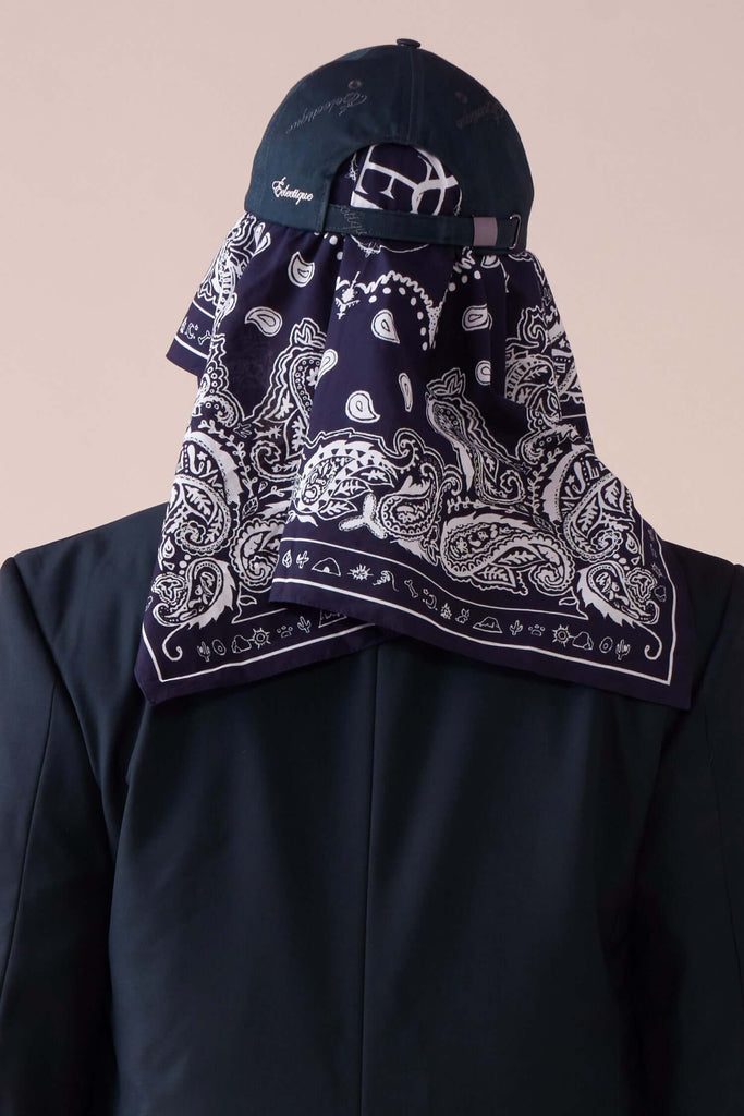 Purple Paisley Bandana - View 2