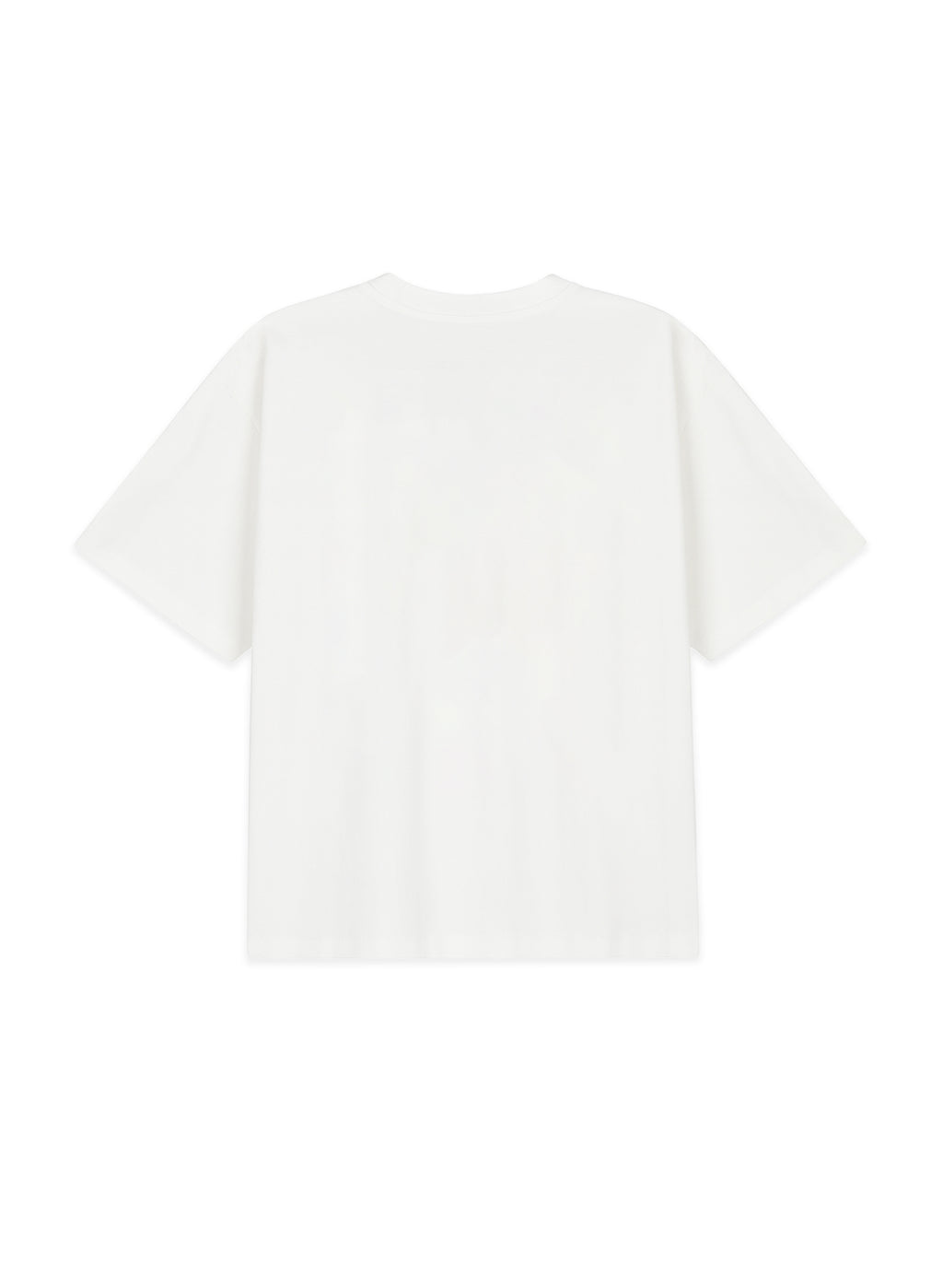 Racing Graphic T-shirt back view in white, featuring soft cotton fabric and relaxed fit for everyday wear.