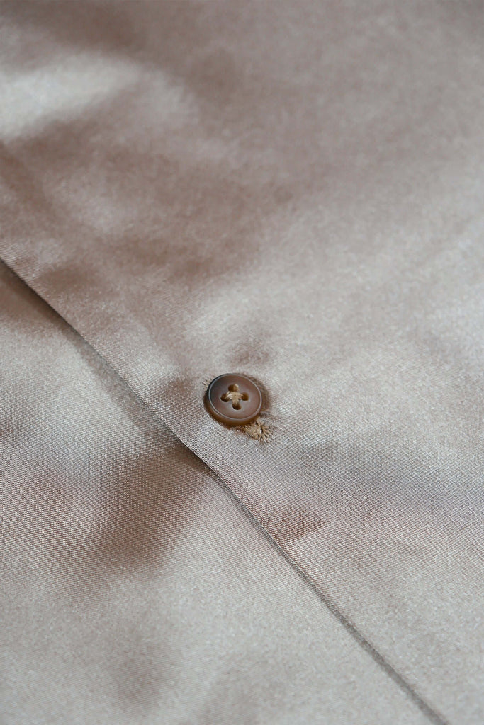 Silk Bowling Shirt in 100% Silk - View 2