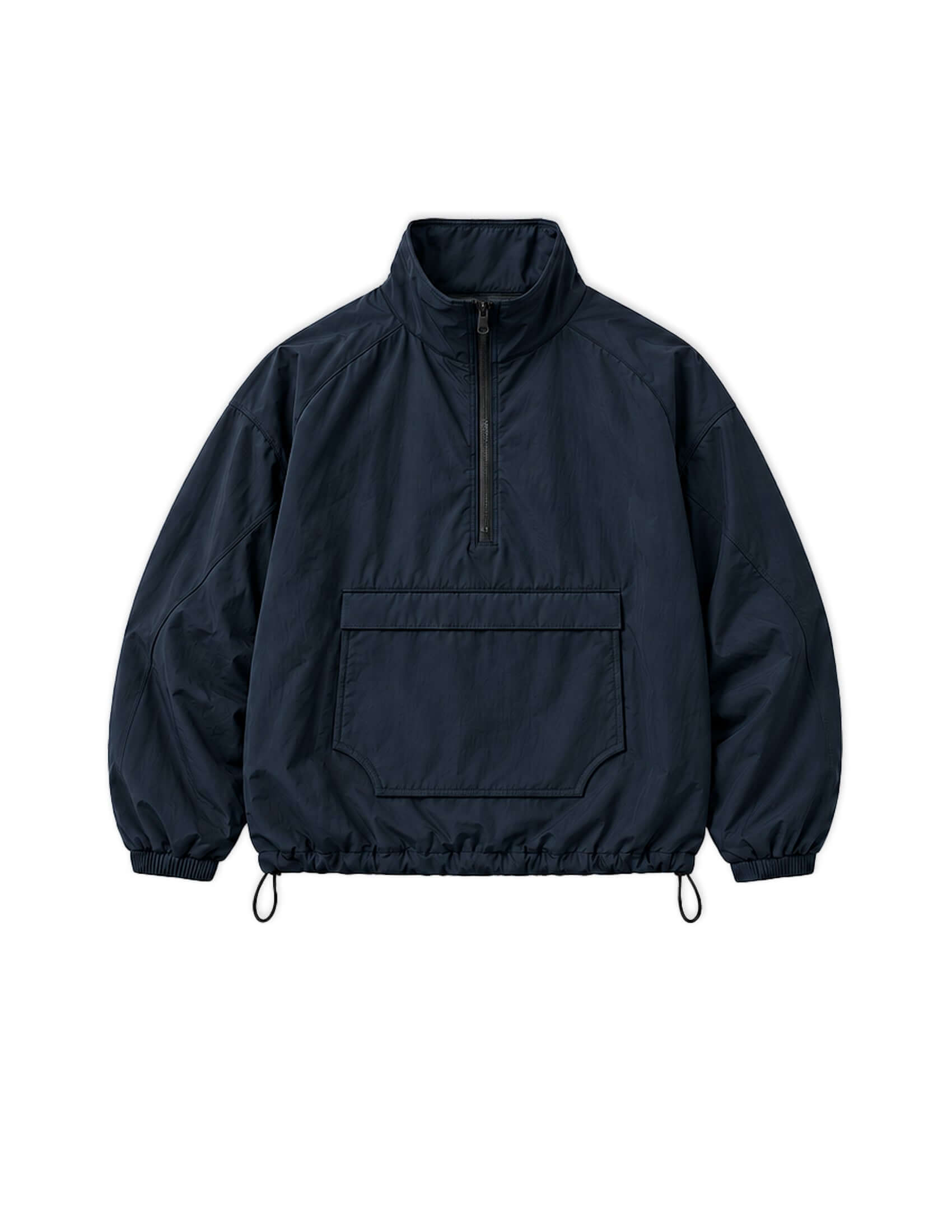 Men's Lightweight Anorak in Midnight Blue, relaxed fit, lightweight polyester, water and wind resistant, perfect for movement between places.
