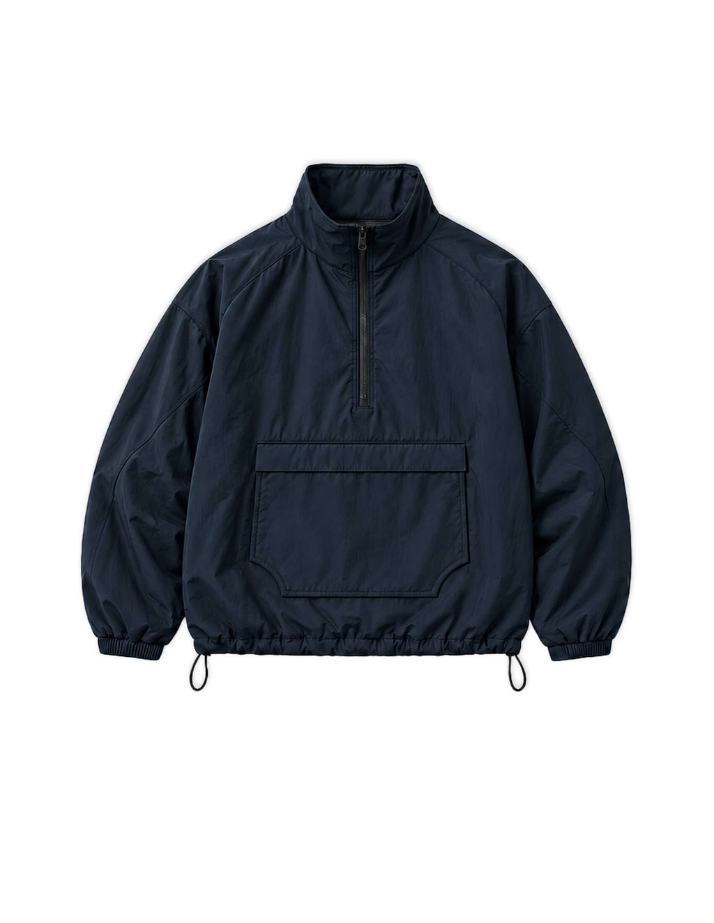 Men's Lightweight Anorak in Midnight Blue, relaxed fit, lightweight polyester, water and wind resistant, perfect for movement between places.